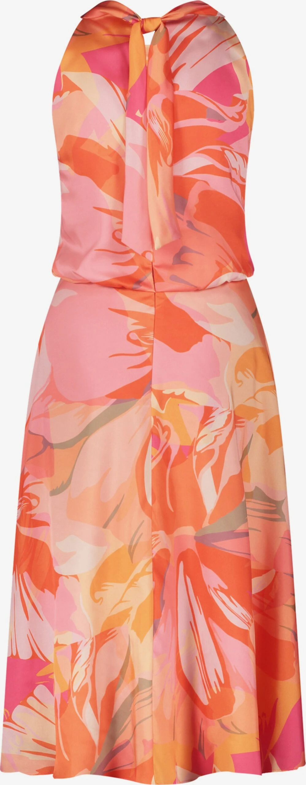 Vera Mont Midi Jurken Jurk Dames Oranje / Pink 4 Vera Mont Midi Jurken Jurk Dames Oranje / Pink - Afbeelding 2