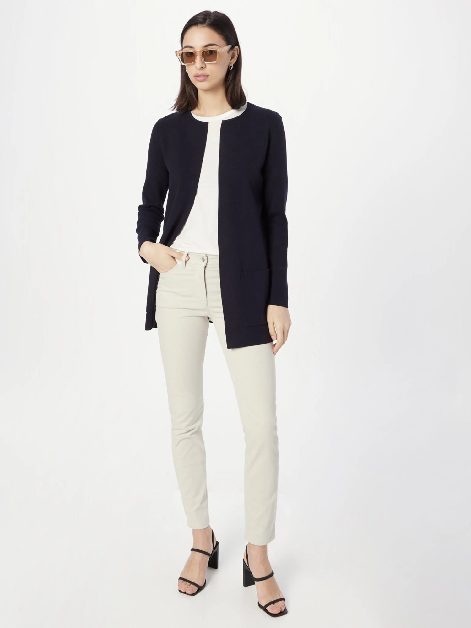 Gerry Weber Vesten Gebreid Vest Dames Navy 6 Gerry Weber Vesten Gebreid Vest Dames Navy - Afbeelding 4