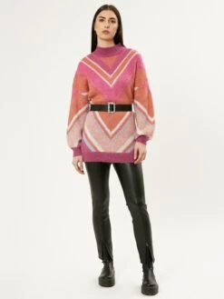 Lange Truien Trui Dames Gemengde Kleuren -Dameskleding Verkoop Winkel caf7b1f24e740b569394f0b4d30f25ad