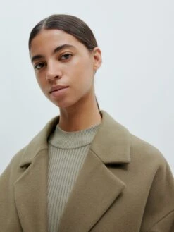 EDITED Wollen Mantels Tussenmantel Santo Dames Kaki -Dameskleding Verkoop Winkel cb55e9abb7bf8b8421852f73622addd7