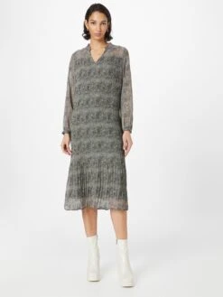 Fransa Midi Jurken Jurk Dames Antraciet -Dameskleding Verkoop Winkel cbac8e6db91864537c11d0025973cb04