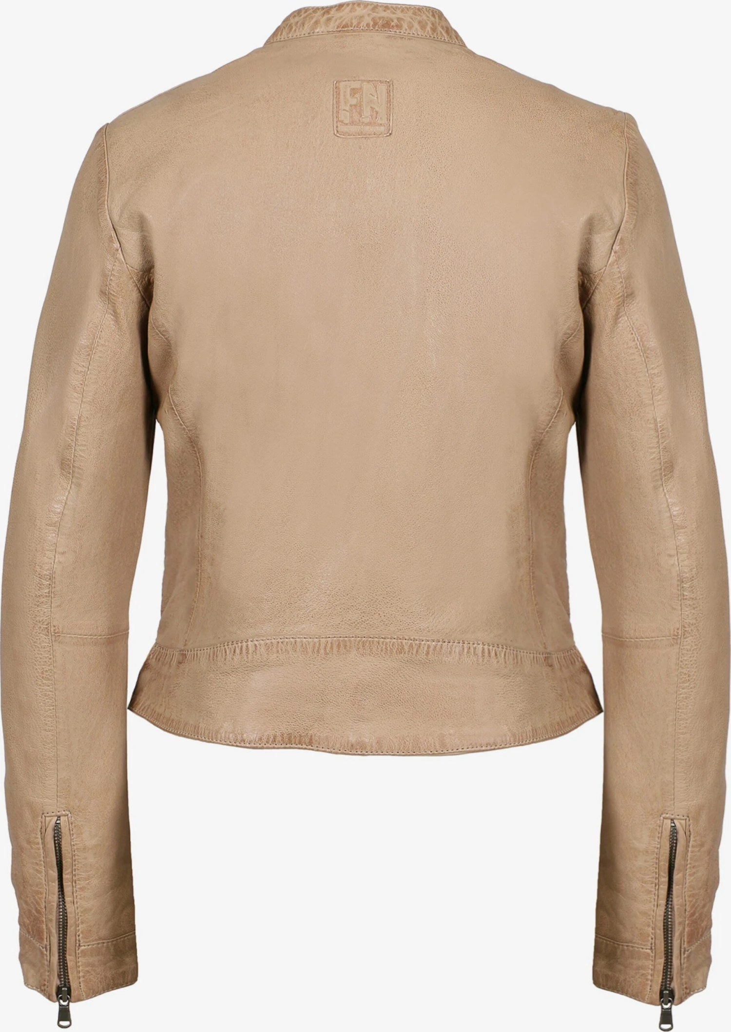 Freaky Nation Leren Jassen Tussenjas Bea-FN Dames Beige 4 Freaky Nation Leren Jassen Tussenjas Bea-FN Dames Beige - Afbeelding 2