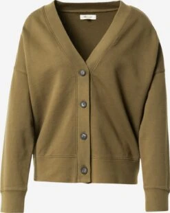 Madewell Vesten Gebreid Vest BOYSENBERRY Dames Groen