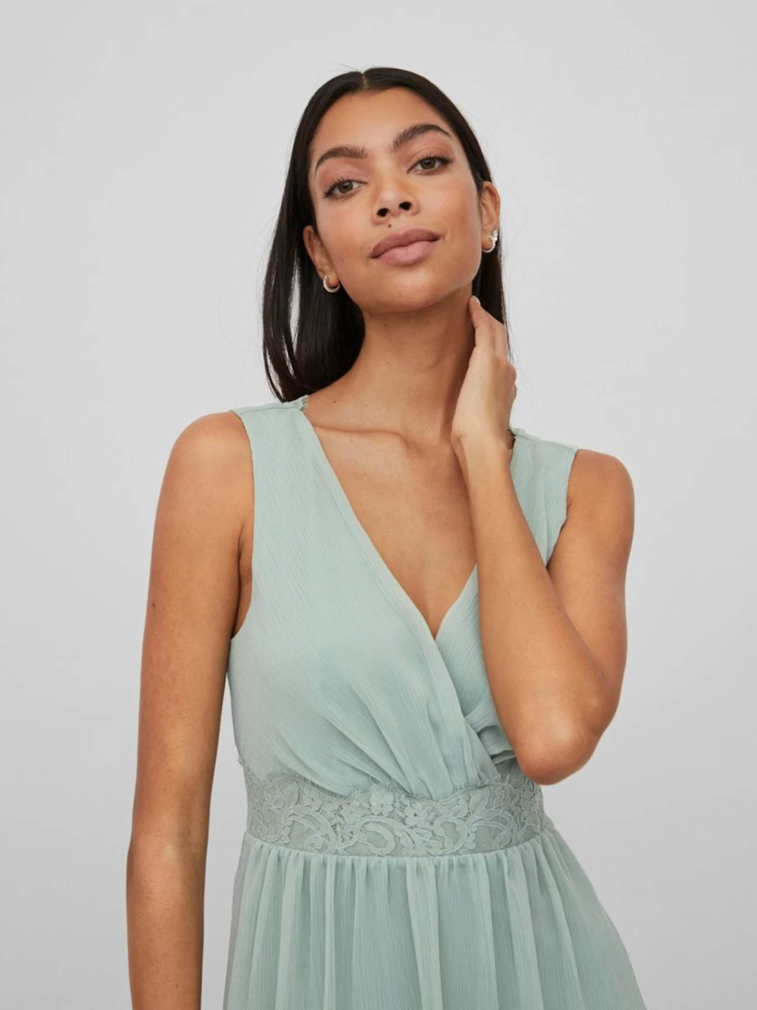 Vila Avondjurken Avondjurk Dames Mintgroen 8 Vila Avondjurken Avondjurk Dames Mintgroen - Afbeelding 6