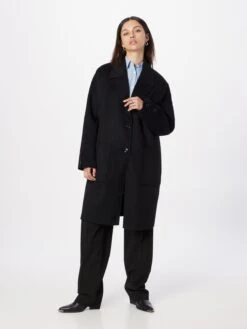 Wollen Mantels Tussenmantel Cattina Dames Zwart -Dameskleding Verkoop Winkel ce593f95990983e5e1e21c53e7225afe