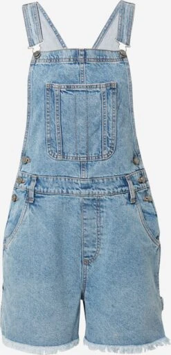 Tuinbroeken Regular Tuinbroek Jeans Dames Lichtblauw