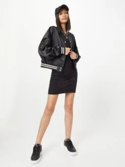 URBAN CLASSICS Tussenjassen Tussenjas Dames Zwart -Dameskleding Verkoop Winkel cf5415f7dc424d37d11caf315b639526