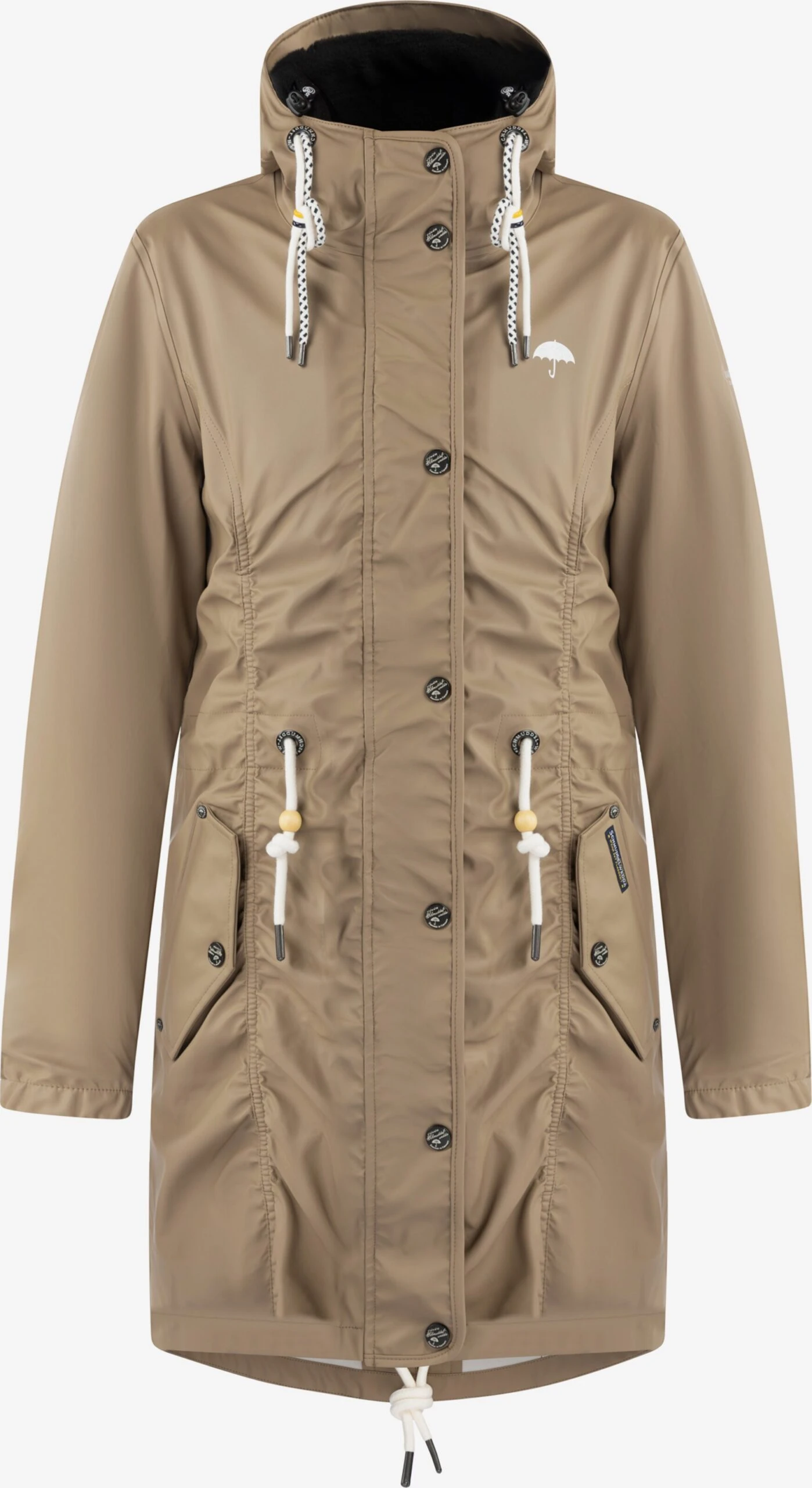 Schmuddelwedda Regenmantels Functionele Mantel Dames Sand 3 Schmuddelwedda Regenmantels Functionele Mantel Dames Sand