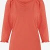 Heine Shirts Met 3/4 Mouw Shirt Dames Oranje -Dameskleding Verkoop Winkel d151dcc0281e13287d32c662e2713e14
