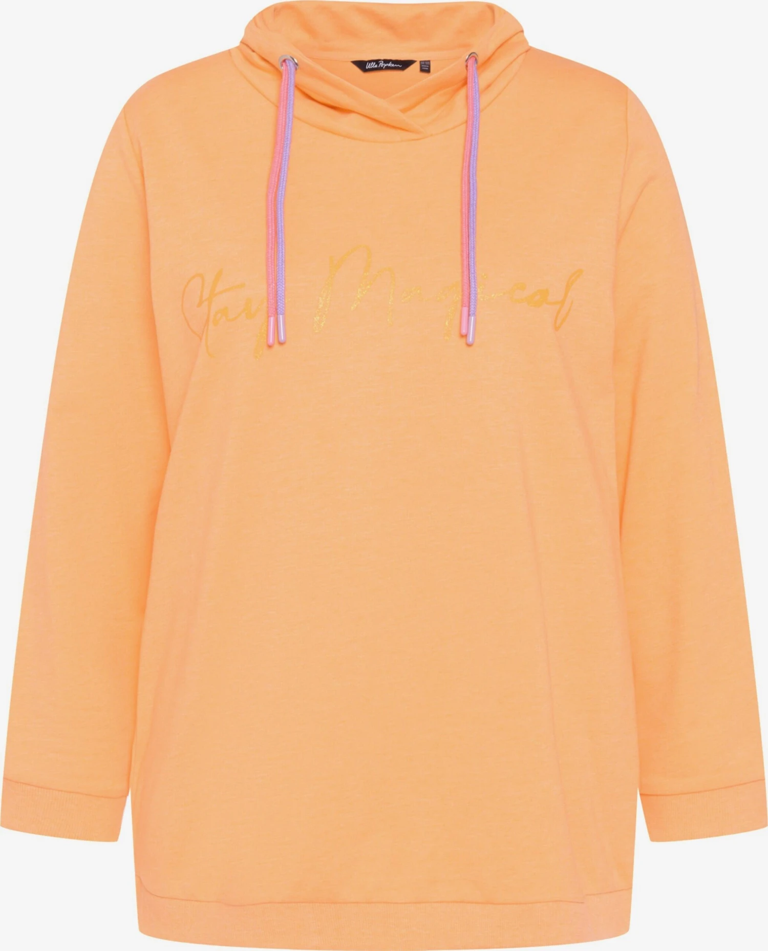 Ulla Popken Sweatshirts Sweatshirt Dames Lichtoranje 3 Ulla Popken Sweatshirts Sweatshirt Dames Lichtoranje