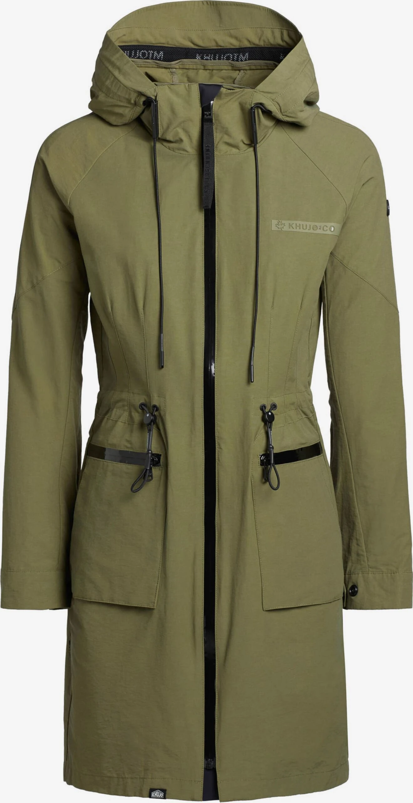 Khujo Parkas Tussenparka Dames Olijfgroen 3 Khujo Parkas Tussenparka Dames Olijfgroen