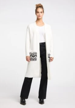 IZIA Vesten Gebreid Vest Lomasi Dames Wolwit -Dameskleding Verkoop Winkel d44fb3bd7cbea442b3097c1f66ab5d6c