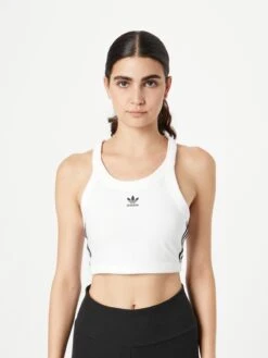 Adidas Originals Crop Tops Top Dames Wit -Dameskleding Verkoop Winkel d55573c19ededab0edb1beac5bba39a6