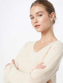 ICHI Basic Truien Trui ODANSA Dames Beige -Dameskleding Verkoop Winkel d567567ad2662bfc2a3f5ccd34b4f7cd