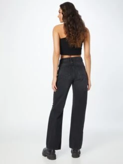 ONLY Wide Leg Wide Leg Jeans Camille Dames Zwart -Dameskleding Verkoop Winkel d8800d2045de03ee3297c40b2dd95a25