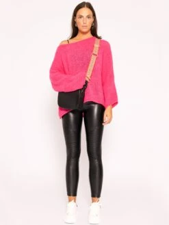 Oversized Truien Oversized Trui Dames Neonroze -Dameskleding Verkoop Winkel d89fe6e0dbf524bd5d3712bc56705f8d