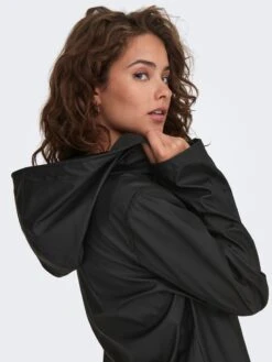 ONLY Regenjassen Functionele Jas Dames Zwart -Dameskleding Verkoop Winkel d90824b7d10508165f1e9b27555c6e51