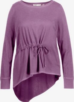 Ulla Popken Longsleeves Shirt Dames Lila
