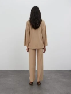 EDITED Shirts Met 3/4 Mouw Shirt Ilse Dames Beige Gemêleerd -Dameskleding Verkoop Winkel da43b0ae761879b0825167326e2a077b