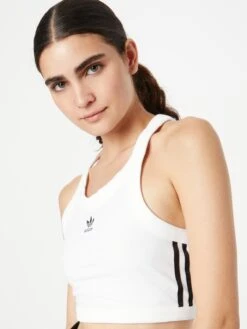 Adidas Originals Crop Tops Top Dames Wit -Dameskleding Verkoop Winkel da484c011f68d7354cc44f3d3c180006