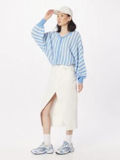 Vesten Gebreid Vest Dames Hemelsblauw -Dameskleding Verkoop Winkel da6c6aa39fdd444fed4ad382003b3288