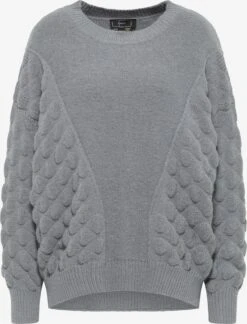 Faina Oversized Truien Oversized Trui Dames Grijs