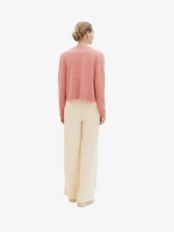 Tom Tailor Vesten Gebreid Vest Dames Rosa -Dameskleding Verkoop Winkel db622bfac8878be43f6938ef36c4080e