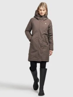 Khujo Parkas Tussenparka LARIA Dames Bruin -Dameskleding Verkoop Winkel dd208e75d458c003f9cbd1df070c72cf