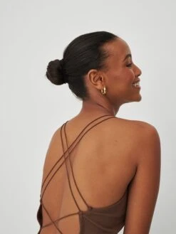 NA-KD Crop Tops Top Dames Bruin -Dameskleding Verkoop Winkel dd7ba7256a305ddd015916ab53ac9ab8