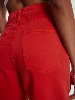 EDITED Wide Leg Wide Leg Jeans Avery Dames Rood -Dameskleding Verkoop Winkel dee61d19086c3be84bd97545d985e590