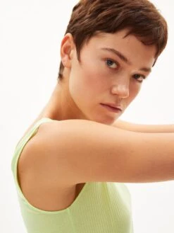 Armedangels Tanktops Top ANONG Dames Limoen -Dameskleding Verkoop Winkel df064e94a31dd8e334b3358366c70c79