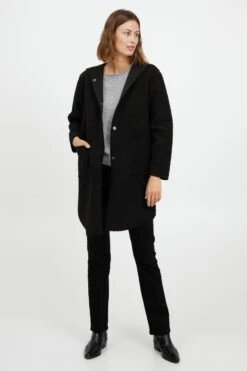 Fransa Tussenjassen Tussenjas FRCALAM Dames Zwart -Dameskleding Verkoop Winkel df846731ac4745afe1f237bc55a57550