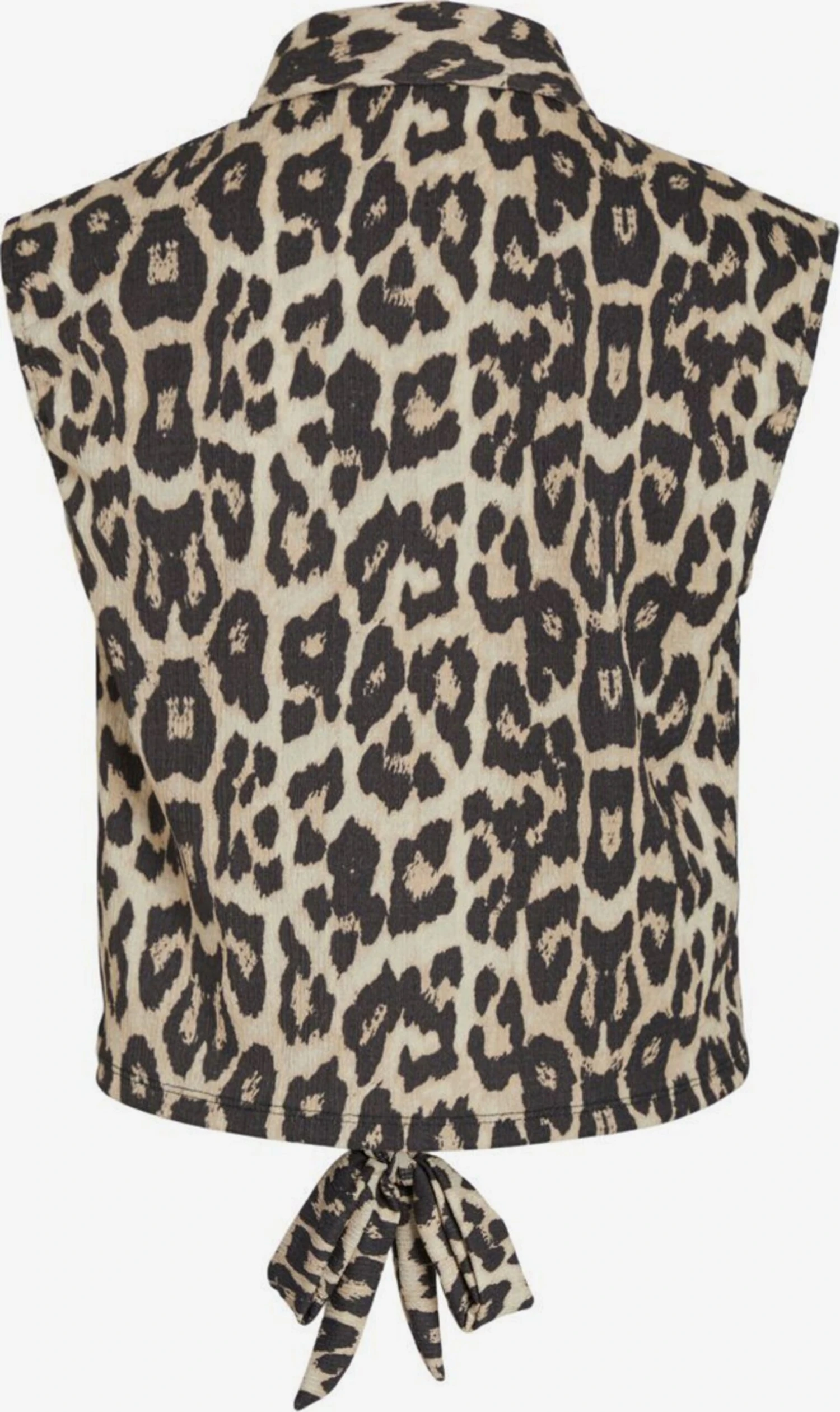 Vila Blouse Tops Blouse Dames Beige / Zwart 4 Vila Blouse Tops Blouse Dames Beige / Zwart - Afbeelding 2