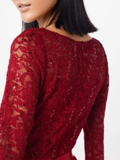 SWING Cocktailjurken Cocktailjurk Dames Wijnrood -Dameskleding Verkoop Winkel dfa2698e5c33e92f7a6fe6c1eaac140b