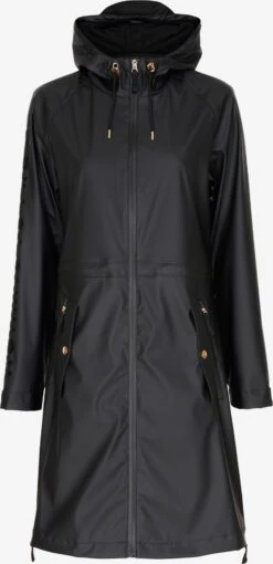Regenmantels Functionele Mantel Nina Dames Zwart