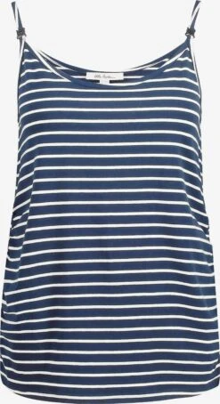 Ulla Popken Spaghetti Tops Top Dames Marine