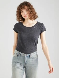 Ragwear T-shirts Shirt MINTT Dames Donkergrijs -Dameskleding Verkoop Winkel e215808275aa771a510aff264b90a65e