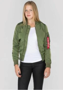 Alpha Industries Tussenjassen Tussenjas MA-1 TT WMN Dames Olijfgroen -Dameskleding Verkoop Winkel e232e171ee1754d9c23e52e5c31cdacd