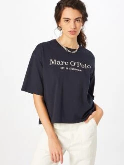 Marc O'Polo T-shirts Shirt Dames Donkerblauw -Dameskleding Verkoop Winkel e25d1754a79a0c954365f8d416428822