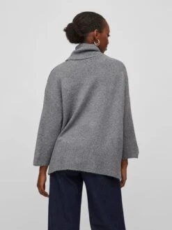 Vila Truien Trui Dames Grijs -Dameskleding Verkoop Winkel e2b75d6ee75483ed525e12a1dc49ecb3