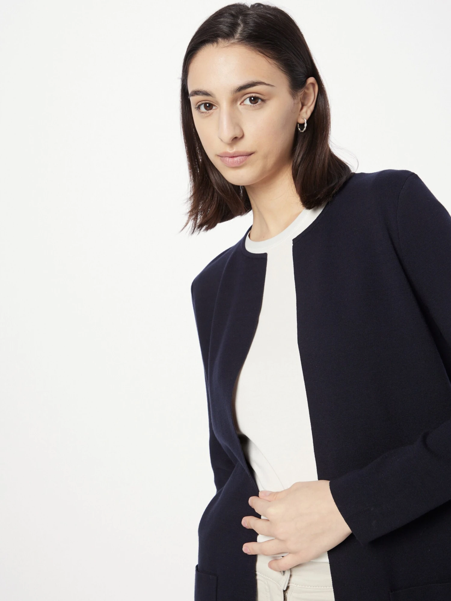 Gerry Weber Vesten Gebreid Vest Dames Navy 7 Gerry Weber Vesten Gebreid Vest Dames Navy - Afbeelding 5