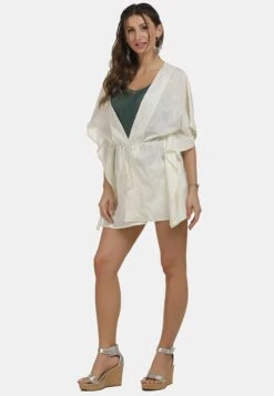 IZIA Ponchos & Kimonos Kimono Dames Wit -Dameskleding Verkoop Winkel e30ecdfd053166d3d3cc6dd225d3216c