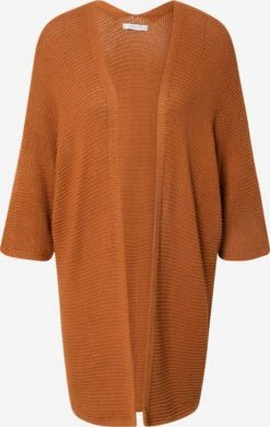 Hailys Vesten Gebreid Vest Alis Dames Roestbruin