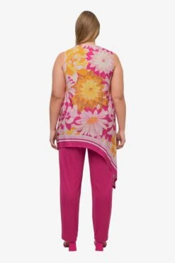 Ulla Popken Mouwloze Shirts Top Dames Pink -Dameskleding Verkoop Winkel e3a60c16a2c7946c954764956eca4ea1