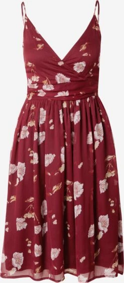 About You Zomerjurken Zomerjurk Valentina Dames Donkerrood