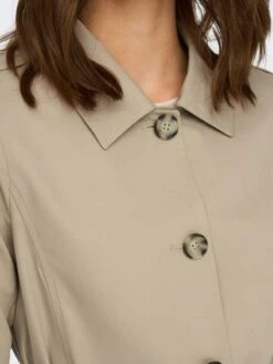 ONLY Trenchcoats Tussenmantel Line Dames Lichtbeige -Dameskleding Verkoop Winkel e3e53b342664418acbd243e4eacedfbe