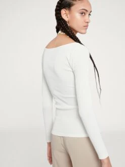 EDITED Longsleeves Shirt Oni Dames Offwhite -Dameskleding Verkoop Winkel e47735b7682e9746856f301e36417030