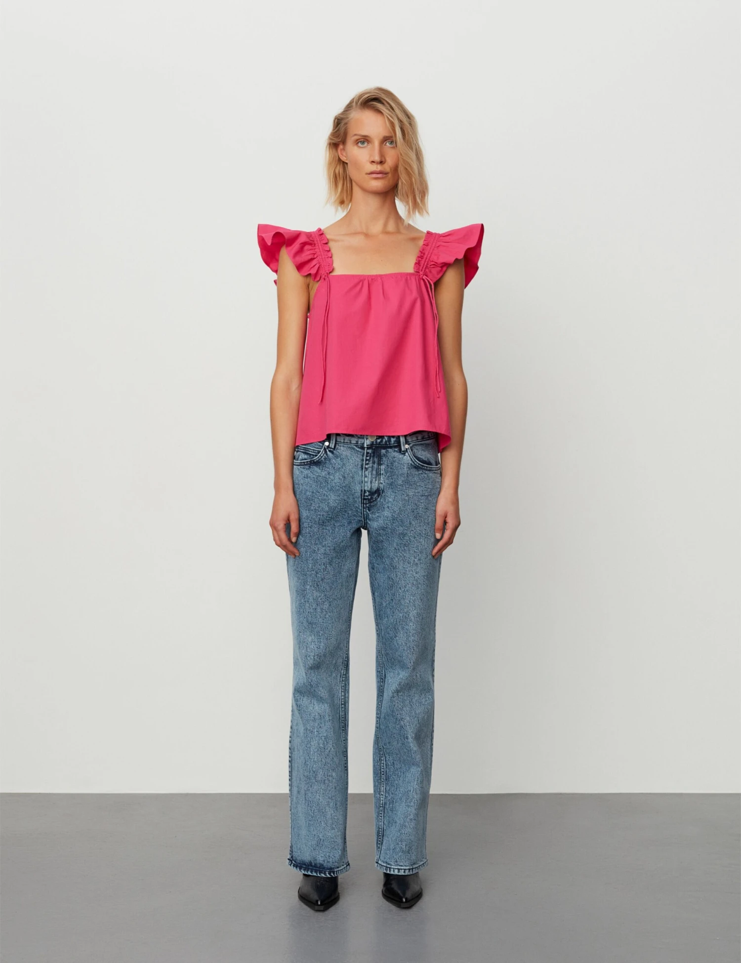 Blouse Tops Blouse Cerise Dames Fuchsia 6 Blouse Tops Blouse Cerise Dames Fuchsia - Afbeelding 4