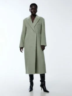 EDITED Wollen Mantels Tussenmantel Pua Dames Kaki -Dameskleding Verkoop Winkel e5a6cf4dc74a4819b1fee1508ace1a51