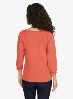 Heine Shirts Met 3/4 Mouw Shirt Dames Oranje -Dameskleding Verkoop Winkel e5aec959a2146b33b60f47f66beefe5f
